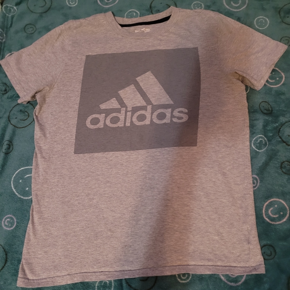 Boys 14-16 adidas gray tshirt